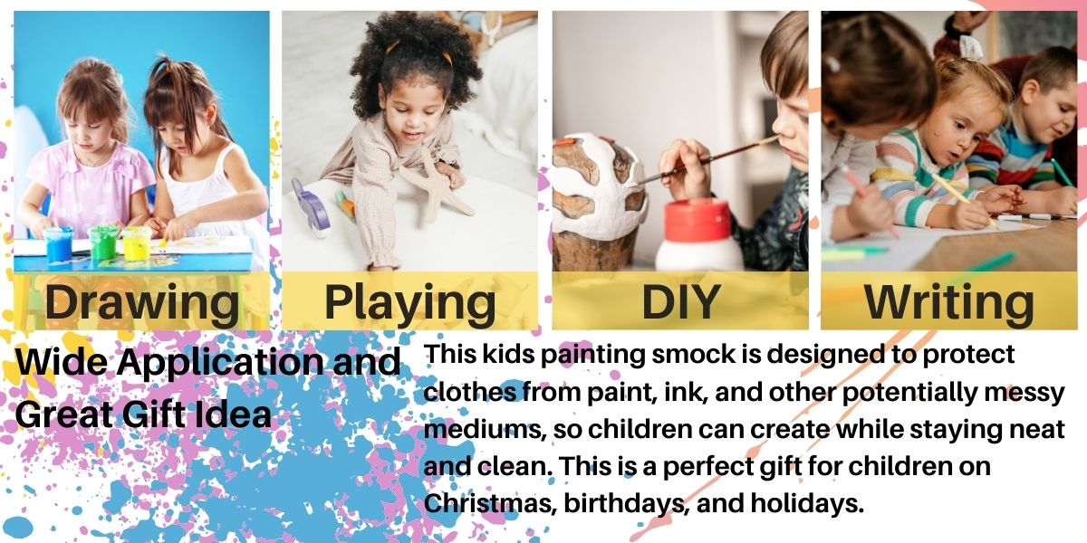 kids painting smock